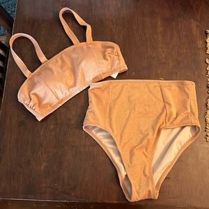Kona Sol Medium top and high waisted bottoms
